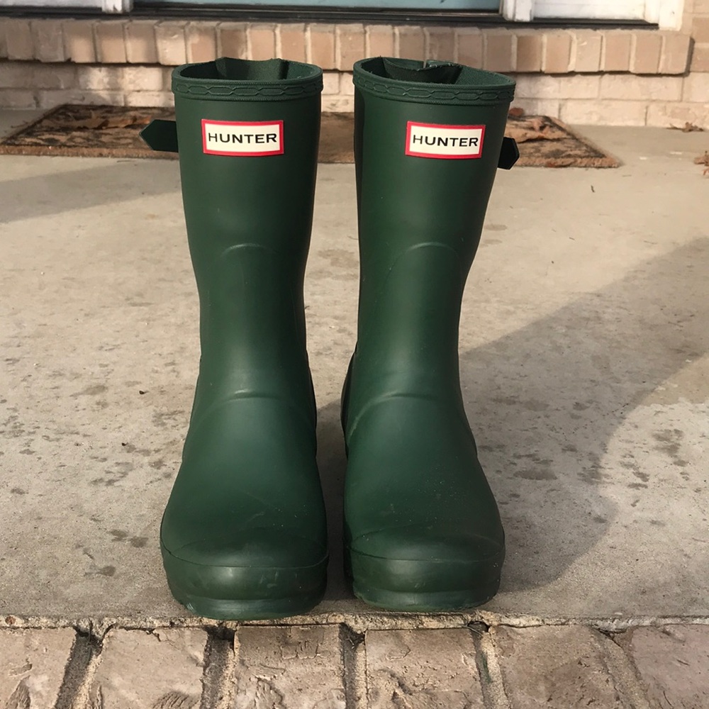 Short Green Hunter Boots!